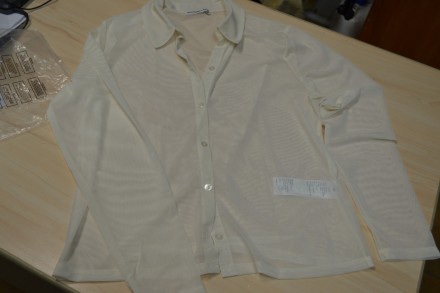 Размер: L
Сетчатая рубашка с длинными рукавами и пуговицами
Удобная рубашка с дл. . фото 5