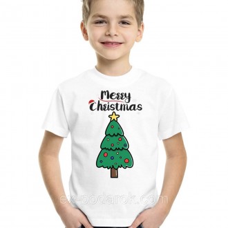 Футболка новогодняя детская "Merry Christmas". Чернигов. фото 1 Футболка новогодняя детская "Merry Christmas". Чернигов. фото 1
