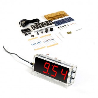 Конструктор "Электронные часы" это лучший подарок для начинающего радиолюбителя.. . фото 2
