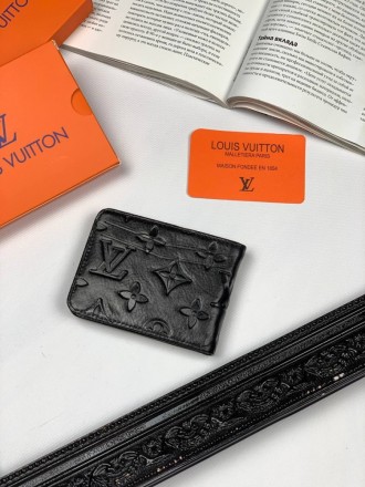 
 
 Картхолдер Louis Vuitton Monogram Black на магните
Материал : Натуральная ко. . фото 3