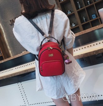 Детский мини рюкзак сумочка Красный