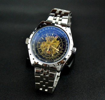 Мужские механические наручные часы Jaragar
Характеристики:
	
	Механизм: механика. . фото 2