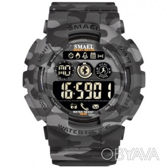 Оригинальные мужские спортивные часы SMAEL 8013 Bluetooth smart watch, наручные . . фото 1