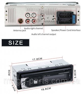 Автомобильный MP3 Плеер с USB Зарядное устройство 12/24 V автомобиль радио FM Bl. . фото 8