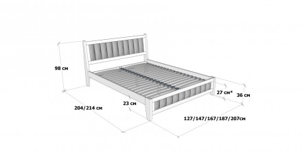 Пропонуємо стильну та сучасну модель деревяного ліжка Магнолія.

Все у цьому л. . фото 8