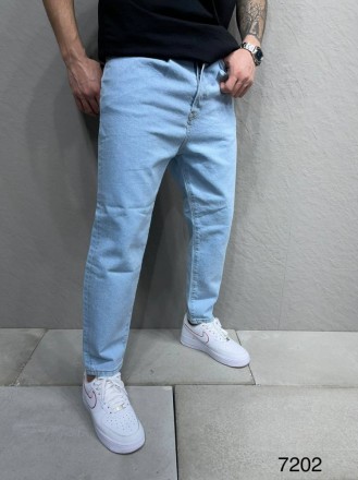
 Круті джинси МОМ світло-голубі кольору, підійдуть під любий лук!!
Склад:97% ко. . фото 3