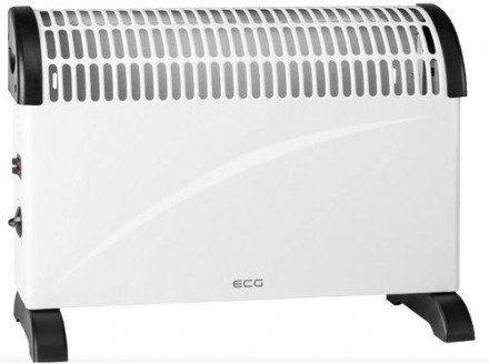 Электрический конвектор обогреватель для дома ECG TK 2050 белый 
 Электрический . . фото 2