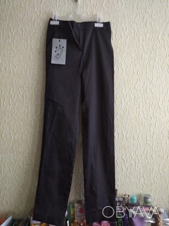 Классические зауженные штаны,школьные штаны брюки девочке 9-11 лет, Zironka .
У. . фото 1