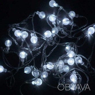 Гирлянда "Лампочка", 28 лампочек, 5 метров, белая, п/е /100/ C31299-405 ish 
Отп. . фото 1
