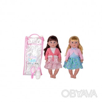 Кукла QH16-12 2 вида,бутылочка,расческа,в сумочке 16*12,5*43 см 
 
Отправка данн. . фото 1