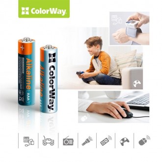 Батарейка ColorWay Alkaline Power AAA/LR03 BL 4шт 
 
Отправка данного товара про. . фото 4