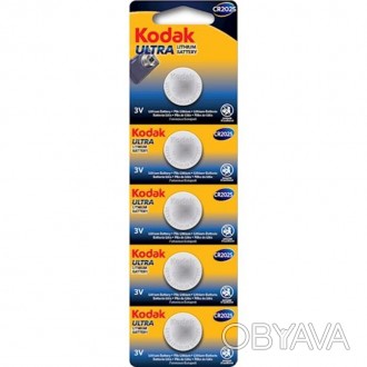 Батарейка Kodak Ultra Lithium CR2025 BL 5 шт 
 
Отправка данного товара производ. . фото 1