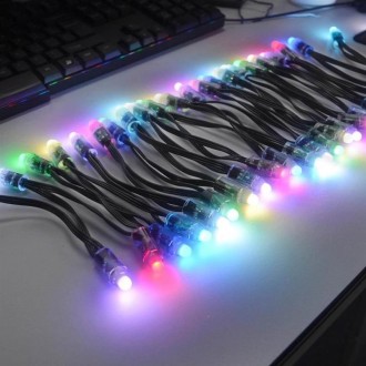 Smart LED RGB гірлянда ColorWay 60LED, 10м, WiFi, Bluetooth, синхронізація світл. . фото 5