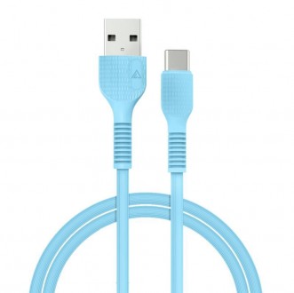 Кабель ACCLAB AL-CBCOLOR-T1BL USB-USB Type-C 1.2м Blue 
 
Отправка данного товар. . фото 2