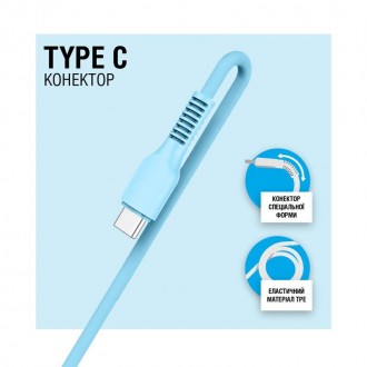 Кабель ACCLAB AL-CBCOLOR-T1BL USB-USB Type-C 1.2м Blue 
 
Отправка данного товар. . фото 4