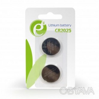 Батарейка EnerGenie Lithium CR2025 BL 2 шт 
 
Отправка данного товара производит. . фото 1
