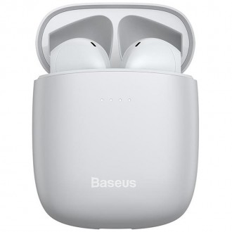 Bluetooth-гарнітура Baseus Encok TWS W04 White 
 
Отправка данного товара произв. . фото 2