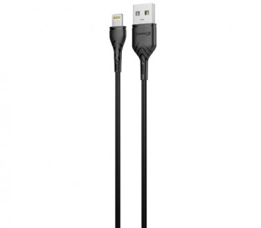 Кабель Grand-X USB-Lightning, 1м, Cu, 2,1A, Black 
 
Отправка данного товара про. . фото 2