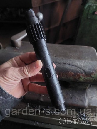 Вал дифференциала мототрактора 18 шлицов 205 мм Производство Украина | 097-074-2. . фото 1