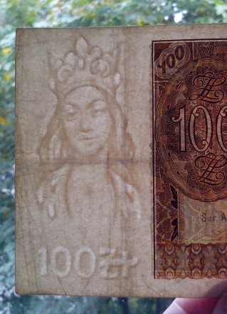 Продам банкноту Польши номиналом 100 злотых 1932 года.

Каталоги: кат. # М K19. . фото 7