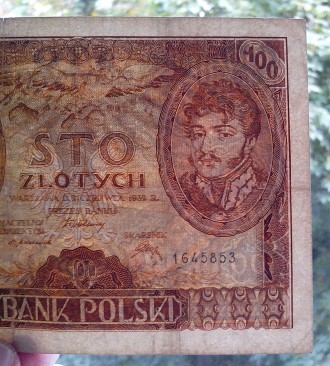 Продам банкноту Польши номиналом 100 злотых 1932 года.

Каталоги: кат. # М K19. . фото 8