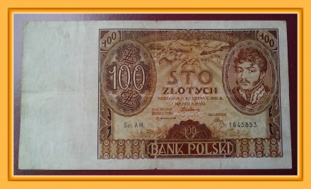 Продам банкноту Польши номиналом 100 злотых 1932 года.

Каталоги: кат. # М K19. . фото 2