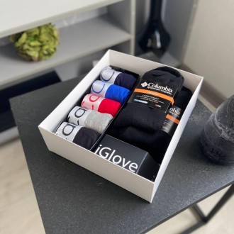 Premium Box СК
В комплект входить:
-5 трусів Calvin Klein (чорний, сірий, червон. . фото 7