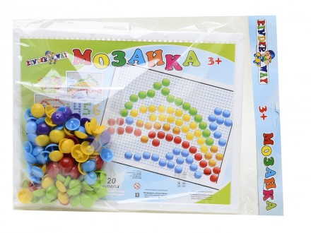 Игровой набор Kinderway Мозаика с круглыми фишками 
 
Отправка данного товара пр. . фото 2