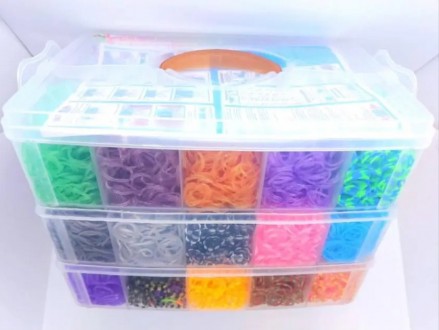 Набор для плетения из резинок Fashion loom bands set 3 ярусный 20 000 резинок с . Винница. фото 1 Набор для плетения из резинок Fashion loom bands set 3 ярусный 20 000 резинок с . Винница. фото 1