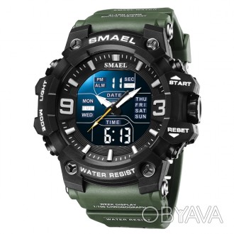 
Smael – бренд якісного, спортивного, тактичного годинника.Годинник має стильний. . фото 1