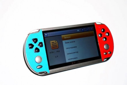 PSP X7 Plus приставка 5,1" MP5 8Gb 10000 ігор
 
Особливості ігрової прист. . фото 4