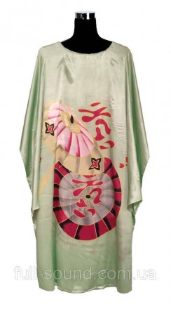 Элегантное атласное кимоно из искусственного шелка в восточном стиле, очень удоб. . фото 3