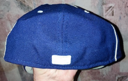 Бейсболка New Era MLB Los Angeles Dodgers, 100%-cotton, made in USA, размер 57-5. . фото 4