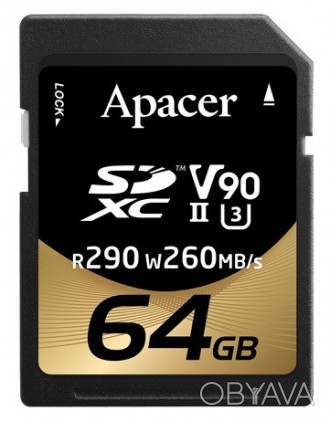 Карта пам`ятi SDXC 64GB UHS-II/U3 Class 10 Apacer 
 
Отправка данного товара про. . фото 1