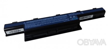 Аккумуляторная батарея для ноутбука Acer AS10D71 Aspire 5741 10.8V Black 5200mAh. . фото 1