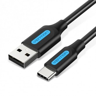 Кабель Vention USB Type-C - USB, 1.5m, Black 
 
Отправка данного товара производ. . фото 2