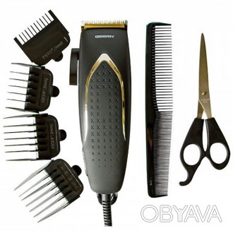 Надежная и качественная машинка для стрижки волос Gemei GM 809 поможет создать с. . фото 1
