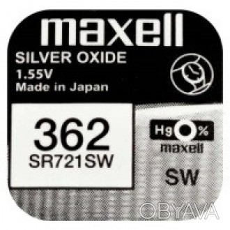 Батарейка Maxell SR721SW 1PC EU MFВнимание! Цена указана за минимальную упаковку. . фото 1