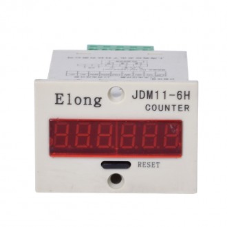 Лічильник імпульсів JDM11-6H 220В — необхідний у випадках, коли потрібен автомат. . фото 2