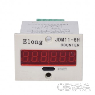 Лічильник імпульсів JDM11-6H 220В — необхідний у випадках, коли потрібен автомат. . фото 1