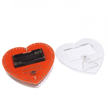 Барвистий світлодіодний комплект для виготовлення DIY у формі серця, набір для н. . фото 4
