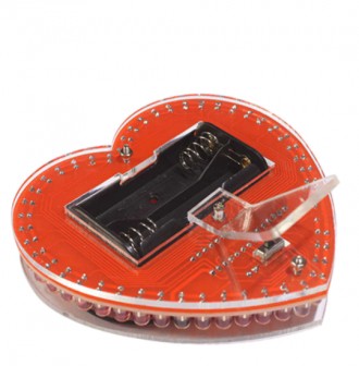 Барвистий світлодіодний комплект для виготовлення DIY у формі серця, набір для н. . фото 5