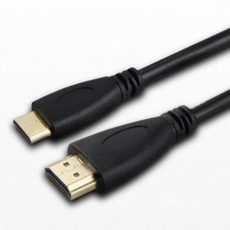 
Кабель HDMI mini HDMI 1.8 метра для під'єднання планшетів, ігрових консолей та . . фото 3