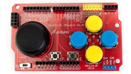 Funduino JoyStick Shield V1.A - це функціональний пристрій введення для плат Ard. . фото 5