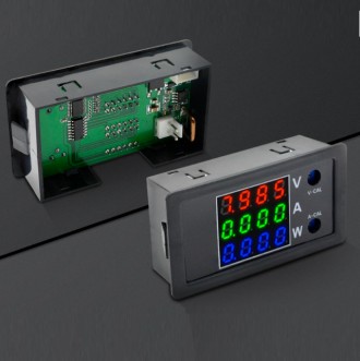 Цифровий чотирирозрядний комбінований вольтамперметр ватметр призначений для вим. . фото 5