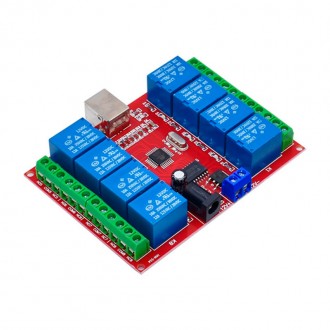 HID USB-реле керування навантаженням через комп'ютер 10A 8 каналів. Кропивницкий. фото 1 HID USB-реле керування навантаженням через комп'ютер 10A 8 каналів. Кропивницкий. фото 1