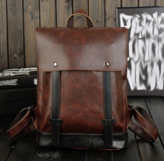 
Качественный мужской городской рюкзак эко кожа хаки
Характеристики:
Материал: к. . фото 5