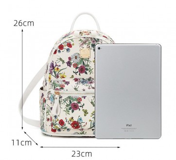 Детский прогулочный рюкзак с цветами, качественный рюкзачок для девочек с цветоч. . фото 9