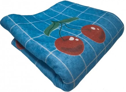 Описание Электропростыни Electric Blanket 5734 150х120 см, голубой с вишнями
Эле. . фото 2