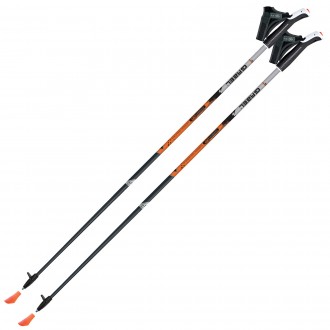 Gabel X-1.35 Black/Orange 125 – недорогие легкие карбоновые палки, предназ. . фото 2